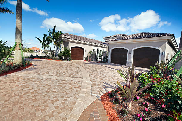 Residential Paver Driveway in Comfort, TX